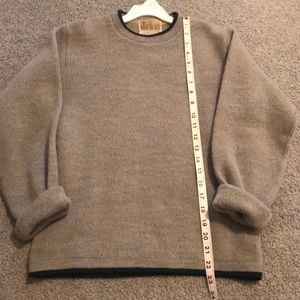 Light green wool sweater